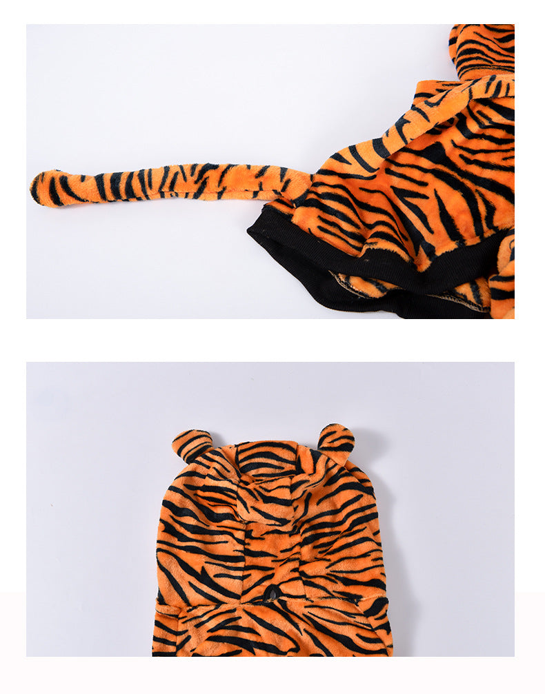 Wild Look: Costumi Tigre e Dinosauro per Cani