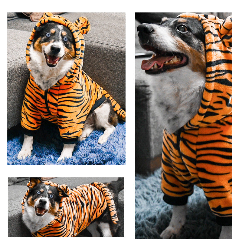 Wild Look: Costumi Tigre e Dinosauro per Cani