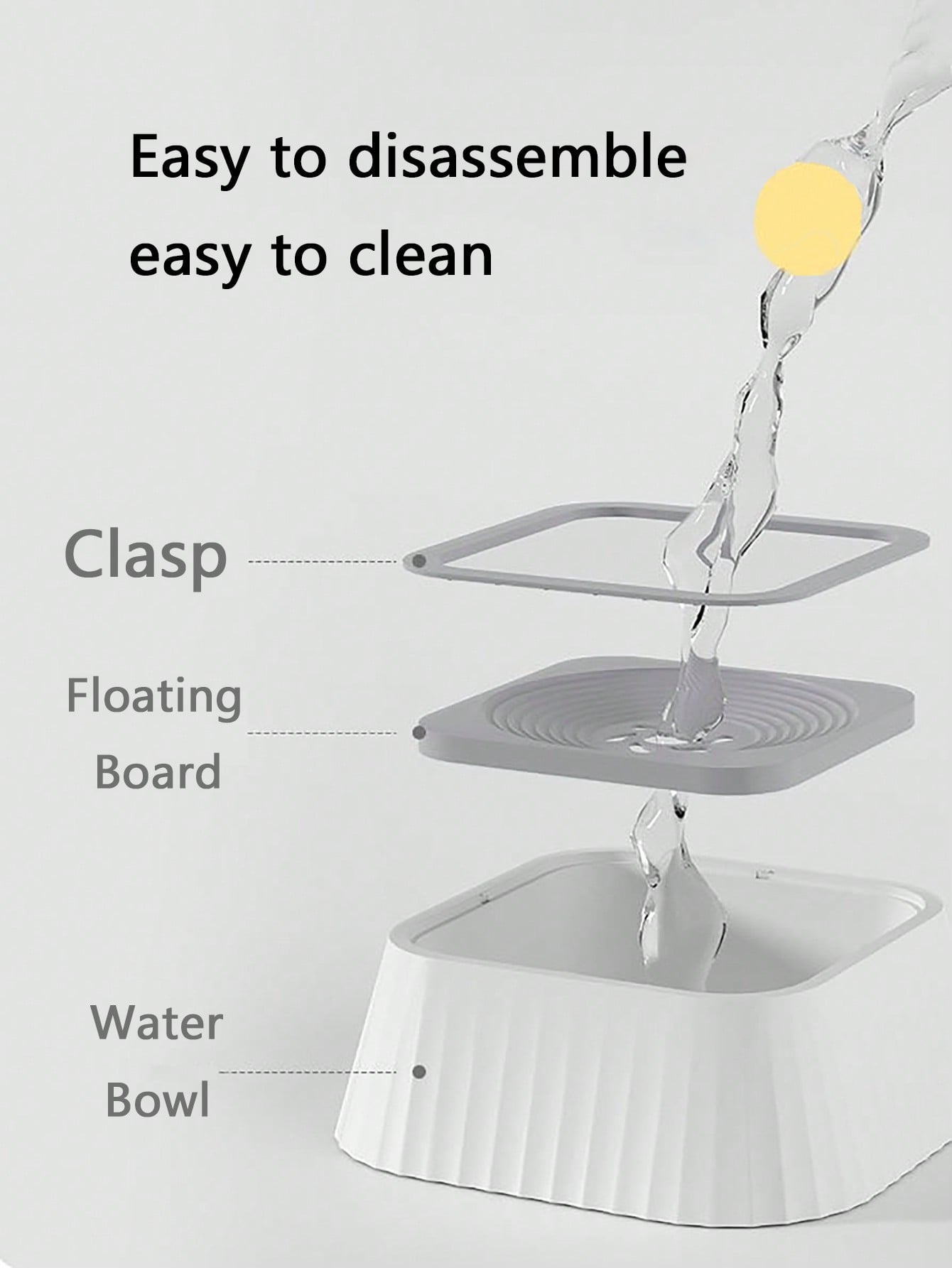 Ciotola Splash-Free: Acqua Sempre a Posto, Zero Disordine